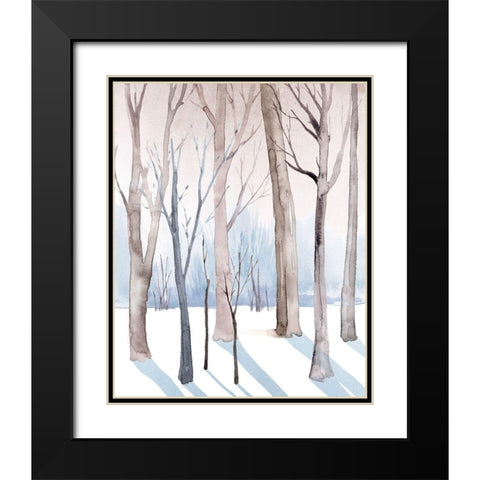 Woodland Whisper II Black Modern Wood Framed Art Print with Double Matting by Popp, Grace