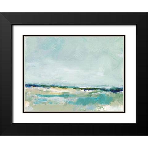 East Coast I Black Modern Wood Framed Art Print with Double Matting by Long, Christina