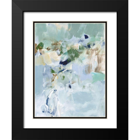 Hazel II Black Modern Wood Framed Art Print with Double Matting by Long, Christina