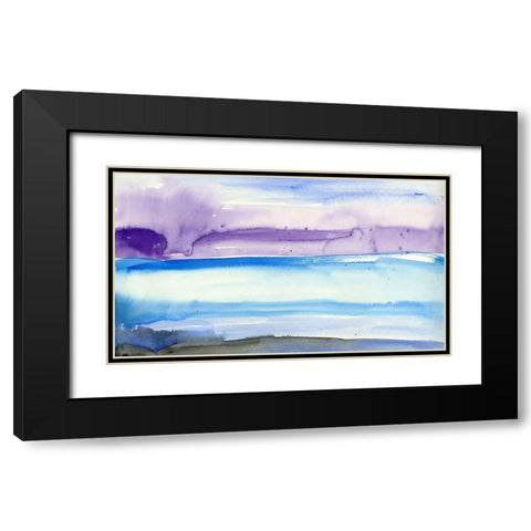 Stardust Memories I Black Modern Wood Framed Art Print with Double Matting by Ludwig, Alicia