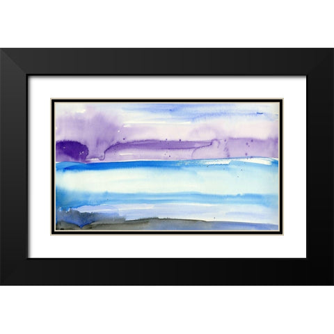 Stardust Memories I Black Modern Wood Framed Art Print with Double Matting by Ludwig, Alicia