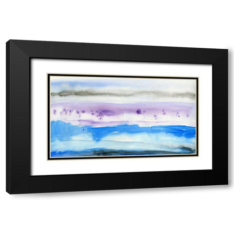 Stardust Memories II Black Modern Wood Framed Art Print with Double Matting by Ludwig, Alicia
