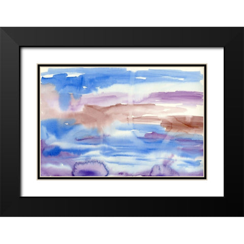 Far Away Black Modern Wood Framed Art Print with Double Matting by Ludwig, Alicia