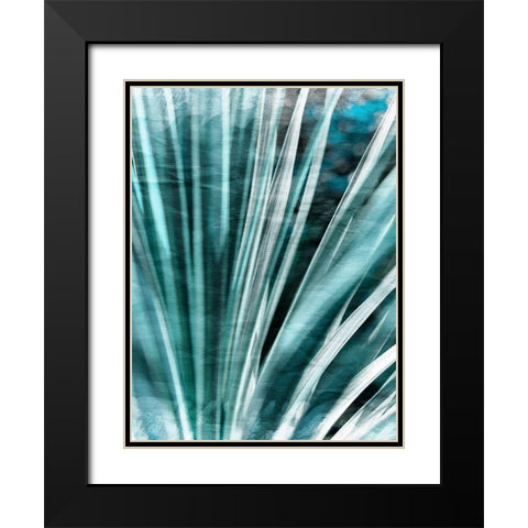 Greenery Essence I Black Modern Wood Framed Art Print with Double Matting by Bane, Eva