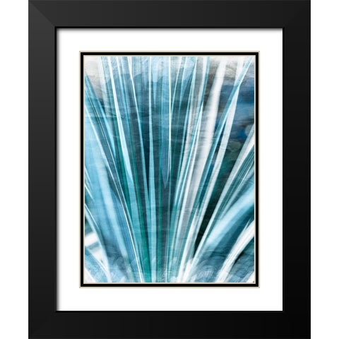 Greenery Essence II Black Modern Wood Framed Art Print with Double Matting by Bane, Eva