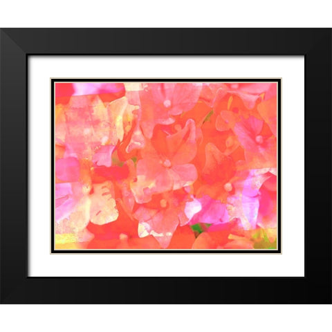 Joyful Summer I Black Modern Wood Framed Art Print with Double Matting by Bane, Eva