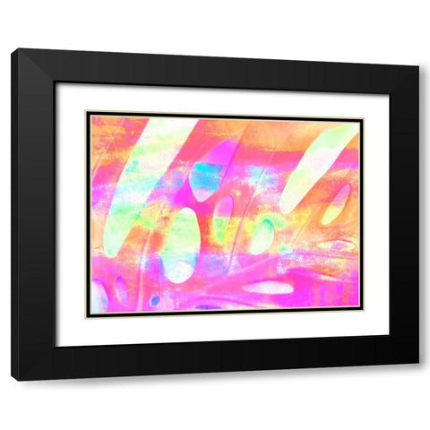 Summer Cheerfulness II Black Modern Wood Framed Art Print with Double Matting by Bane, Eva