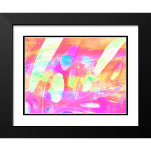 Summer Cheerfulness II Black Modern Wood Framed Art Print with Double Matting by Bane, Eva