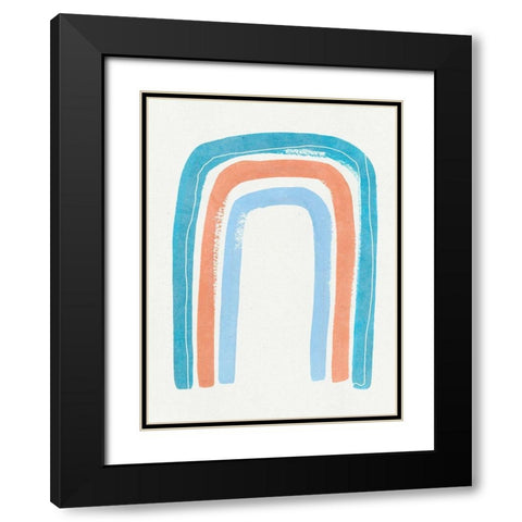 Stand Still I Black Modern Wood Framed Art Print with Double Matting by Wang, Melissa