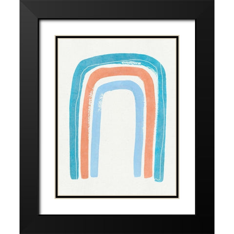 Stand Still I Black Modern Wood Framed Art Print with Double Matting by Wang, Melissa