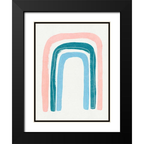 Stand Still II Black Modern Wood Framed Art Print with Double Matting by Wang, Melissa