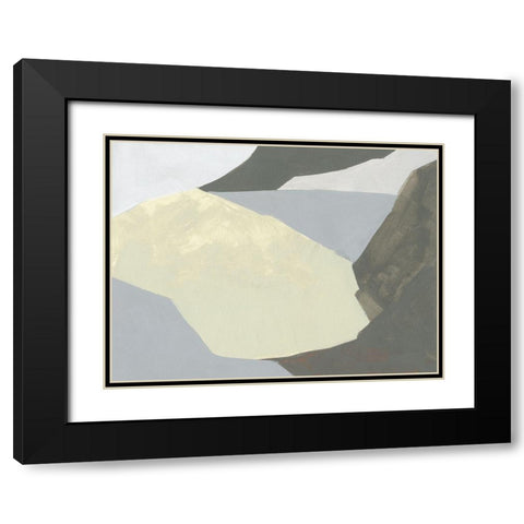 Landscape Composition II Black Modern Wood Framed Art Print with Double Matting by Green, Jacob