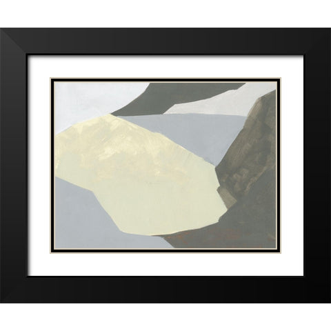 Landscape Composition II Black Modern Wood Framed Art Print with Double Matting by Green, Jacob