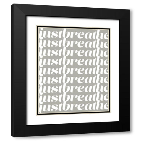 Positively III Black Modern Wood Framed Art Print with Double Matting by Fagalde, Jarman