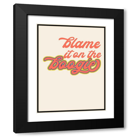 Oh Baby I Black Modern Wood Framed Art Print with Double Matting by Hambly, Anna