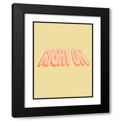 Slang VI Black Modern Wood Framed Art Print with Double Matting by Hambly, Anna
