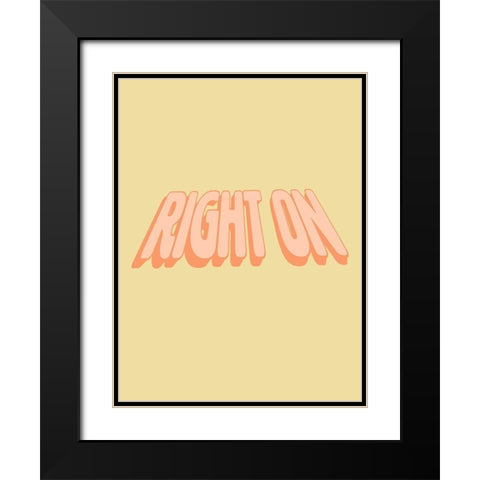 Slang VI Black Modern Wood Framed Art Print with Double Matting by Hambly, Anna