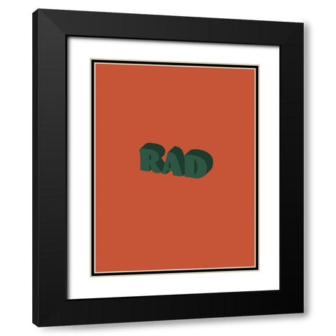 Slang VII Black Modern Wood Framed Art Print with Double Matting by Hambly, Anna
