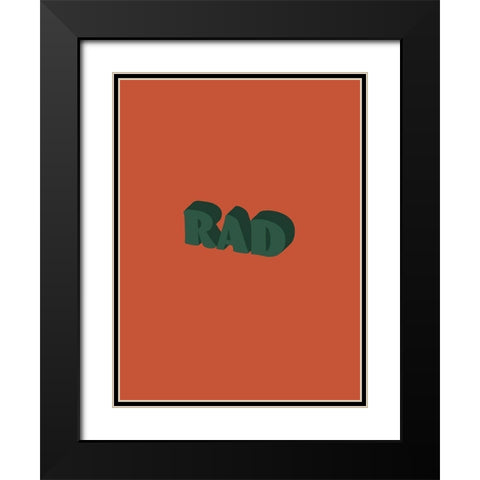 Slang VII Black Modern Wood Framed Art Print with Double Matting by Hambly, Anna