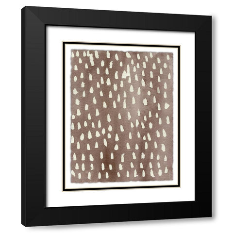 Ancestral Marks IX Black Modern Wood Framed Art Print with Double Matting by Moore, Regina