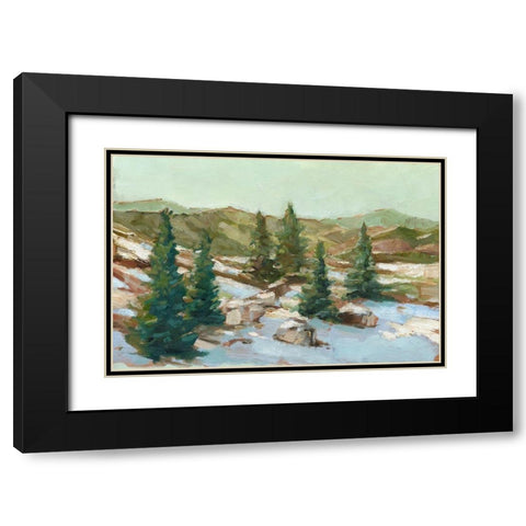 Spring Thaw I Black Modern Wood Framed Art Print with Double Matting by Harper, Ethan