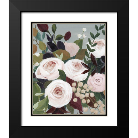 Bohemian Blooms I Black Modern Wood Framed Art Print with Double Matting by Popp, Grace