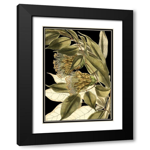 Tranquil Tropical Leaves VI Black Modern Wood Framed Art Print with Double Matting by Vision Studio