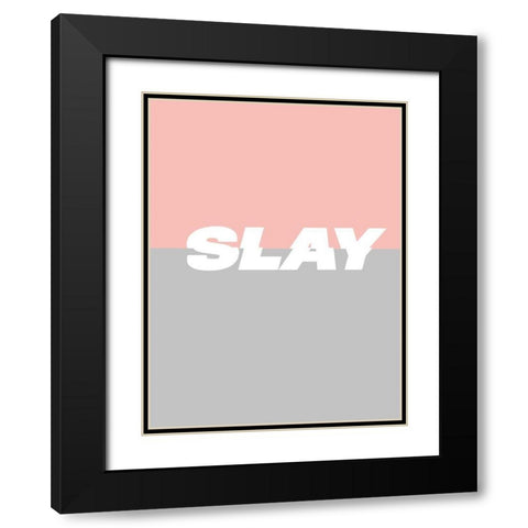 Yas I Black Modern Wood Framed Art Print with Double Matting by Hambly, Anna