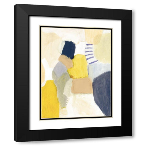 Trove I Black Modern Wood Framed Art Print with Double Matting by Barnes, Victoria