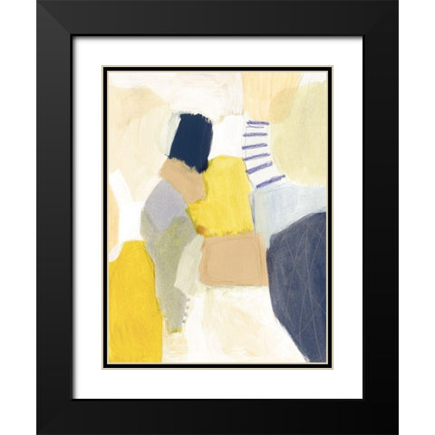 Trove I Black Modern Wood Framed Art Print with Double Matting by Barnes, Victoria