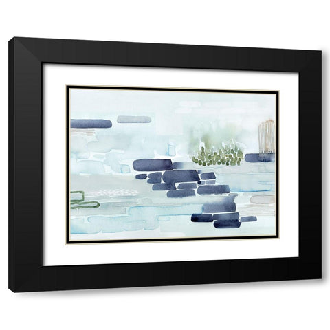 Fenland II Black Modern Wood Framed Art Print with Double Matting by Popp, Grace