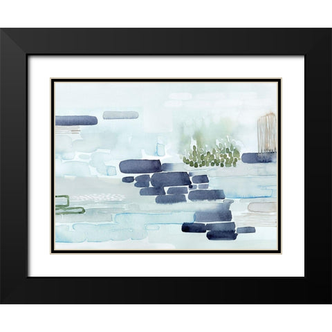 Fenland II Black Modern Wood Framed Art Print with Double Matting by Popp, Grace
