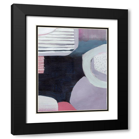 Gigabyte III Black Modern Wood Framed Art Print with Double Matting by Popp, Grace