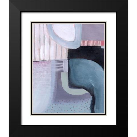 Gigabyte IV Black Modern Wood Framed Art Print with Double Matting by Popp, Grace