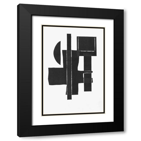 Gizmo I Black Modern Wood Framed Art Print with Double Matting by Delamater, Rod