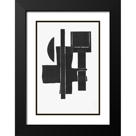 Gizmo I Black Modern Wood Framed Art Print with Double Matting by Delamater, Rod