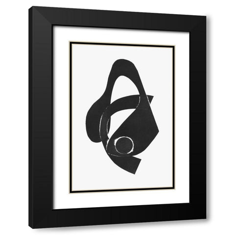 Gizmo II Black Modern Wood Framed Art Print with Double Matting by Delamater, Rod