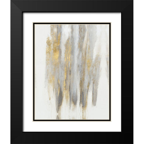 Free-Flowing II Black Modern Wood Framed Art Print with Double Matting by OToole, Tim