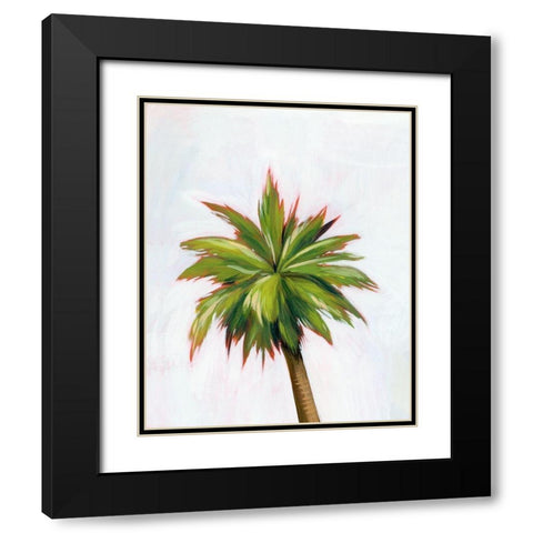 Palm Glow I Black Modern Wood Framed Art Print with Double Matting by Popp, Grace