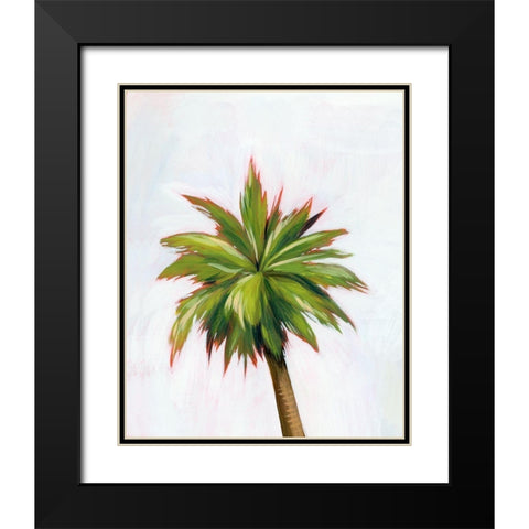 Palm Glow I Black Modern Wood Framed Art Print with Double Matting by Popp, Grace
