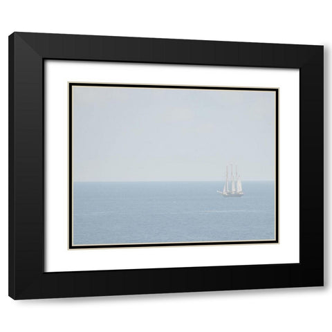 Uncharted IV Black Modern Wood Framed Art Print with Double Matting by Chandler, Sharon