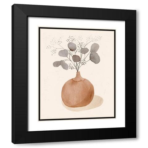 La Planta I Black Modern Wood Framed Art Print with Double Matting by Barnes, Victoria