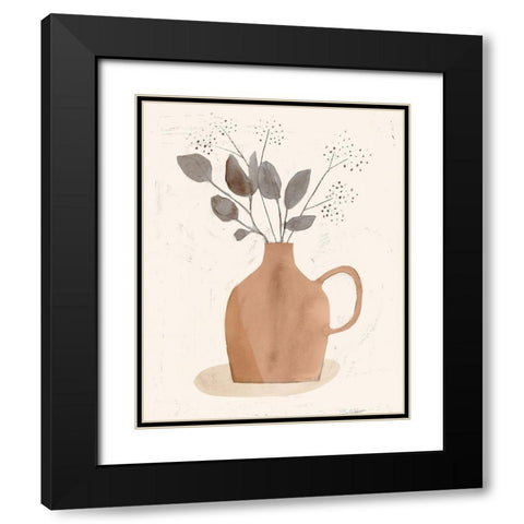 La Planta II Black Modern Wood Framed Art Print with Double Matting by Barnes, Victoria