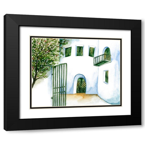 Sunny Afternoon I Black Modern Wood Framed Art Print with Double Matting by Wang, Melissa