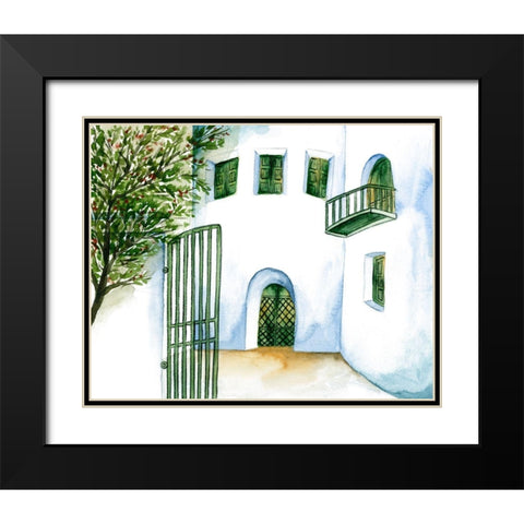 Sunny Afternoon I Black Modern Wood Framed Art Print with Double Matting by Wang, Melissa