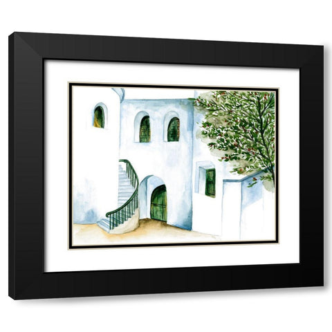 Sunny Afternoon II Black Modern Wood Framed Art Print with Double Matting by Wang, Melissa