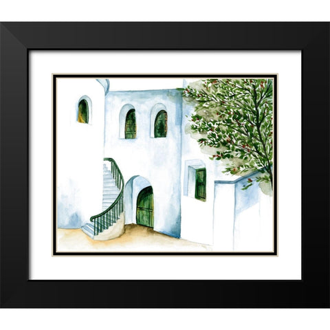 Sunny Afternoon II Black Modern Wood Framed Art Print with Double Matting by Wang, Melissa