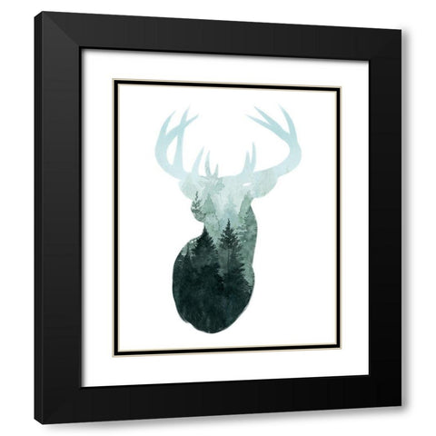 Forest Majesty I Black Modern Wood Framed Art Print with Double Matting by Popp, Grace