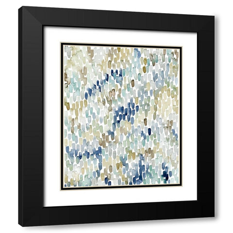 River Wavelets I Black Modern Wood Framed Art Print with Double Matting by Popp, Grace