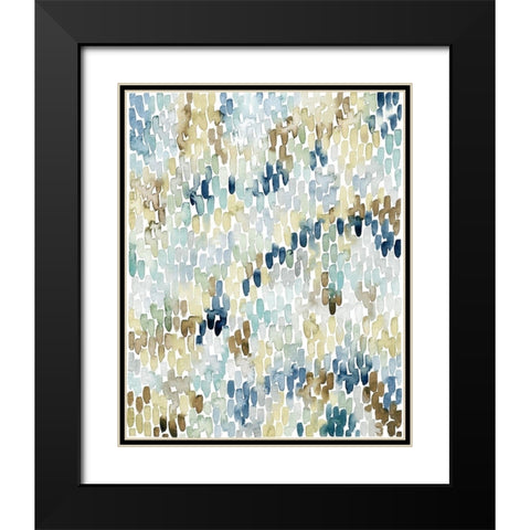 River Wavelets II Black Modern Wood Framed Art Print with Double Matting by Popp, Grace